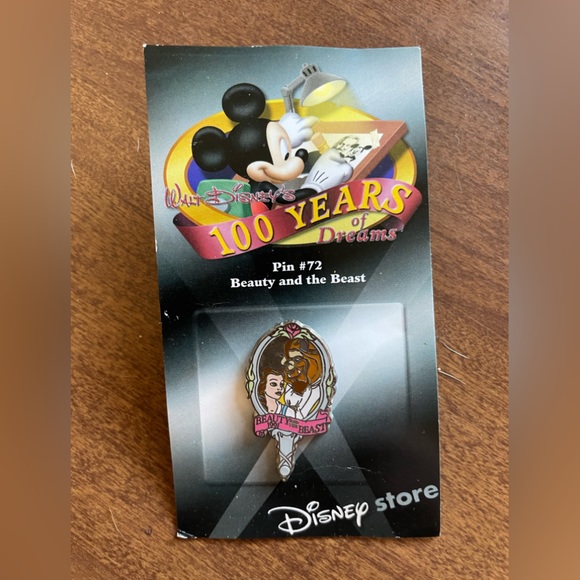 Two Disney pins from Disney store, 100Years of Dreams , beauty and the beast - Picture 2 of 5